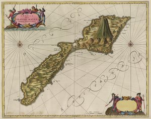 Insula Qvæ Ioanne Mayen nomen sortita est de Joan Blaeu